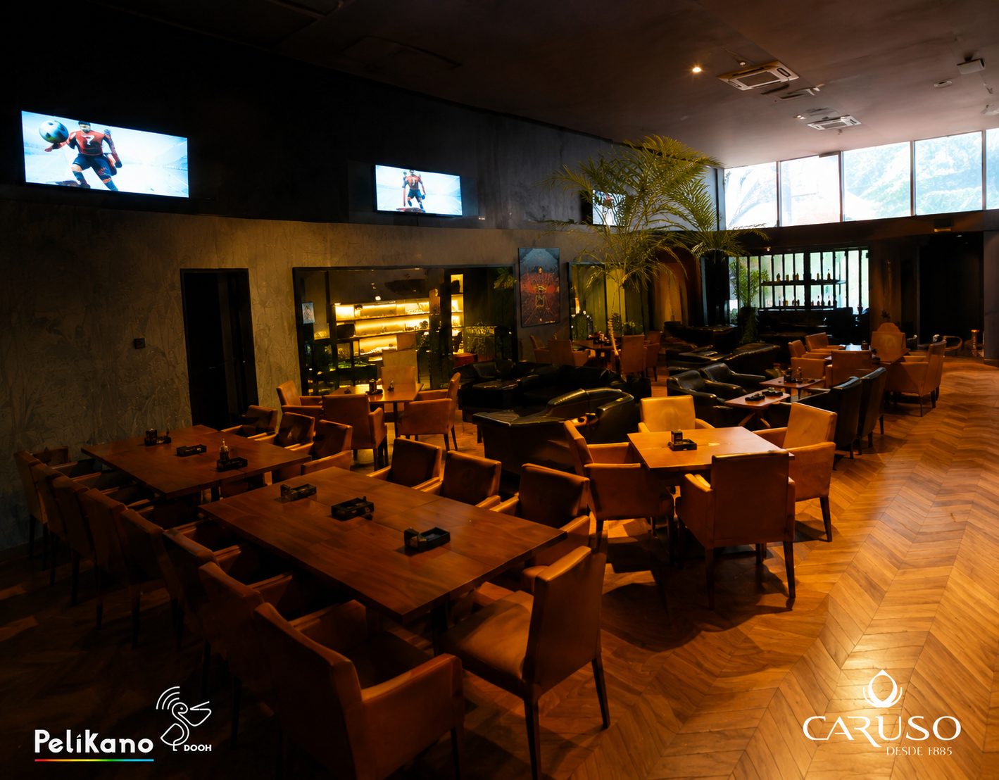 Painel de LED instalado no projeto Caruso — foto 1