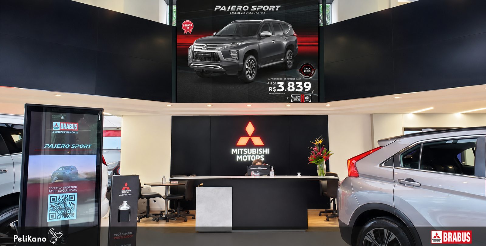Painel de LED no projeto Mitsubishi — foto 1