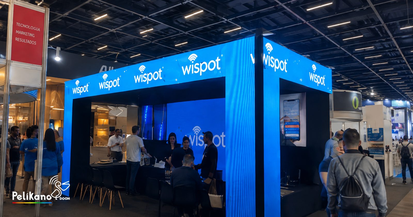Instalação de LED no projeto Wispot — foto 1
